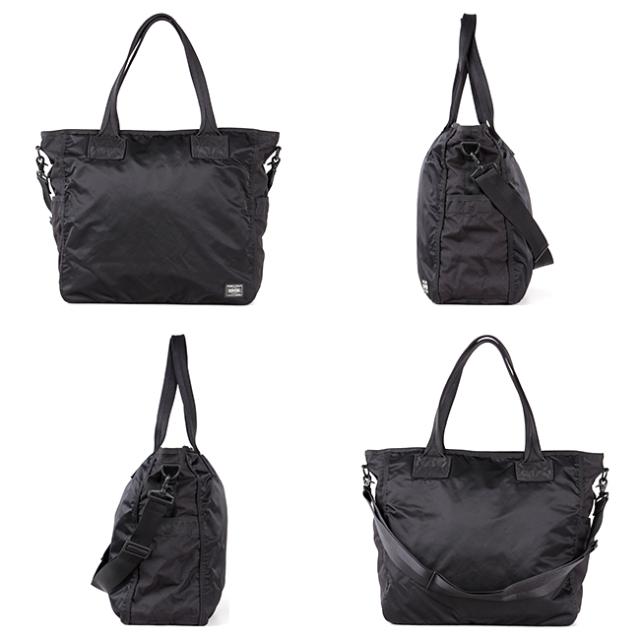 ポーター フレーム 2way トートバッグ 大容量 A4 B4 ブラック FRAME（PORTER） ポーター フレーム 2WAYトートバッグ 690-17845