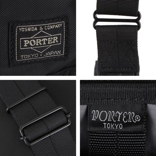ポーター フラッシュ ショルダーバッグ 689-05939 PORTER FLASH 吉田カバン バッグ メンズ レディース ナイロン ブランド 大きめ 大容量 日本製 縦型 斜めがけ かっこいい 大人 A4_10