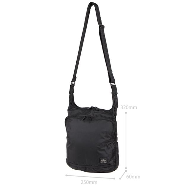 ポーター フラッシュ ショルダーバッグ 689-05939 PORTER FLASH 吉田カバン バッグ メンズ レディース ナイロン ブランド 大きめ 大容量 日本製 縦型 斜めがけ かっこいい 大人 A4_4
