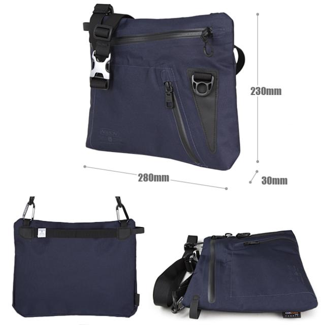 商品レビューで+5%｜アッソブ サコッシュ ショルダーバッグ メンズ 防水 AS2OV WATER PROOF CORDURA 305D 141603 商品レビューで+5%｜アッソブ サコッシュ ショルダーバッグ メンズ