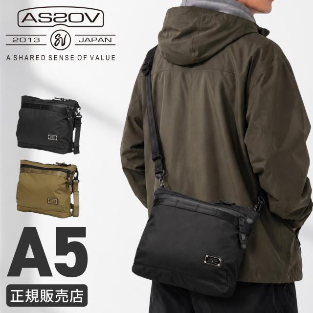 商いもの文芸評論で+5%｜アッソブ コーデュラドビー サコッシュ ショルダーバッグ A5 軽さ 撥水 ミリタリー メンズ AS2OV CORDURA DOBBY 305D 061417