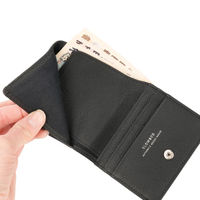 商品レビューで+5%｜スロウ ゴート 二つ折り財布 メンズ レディース ブランド レザー 本革 日本製 SLOW goat 333S145S_9