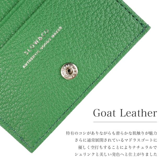 商品レビューで+5%｜スロウ ゴート 二つ折り財布 メンズ レディース ブランド レザー 本革 日本製 SLOW goat 333S145S_5