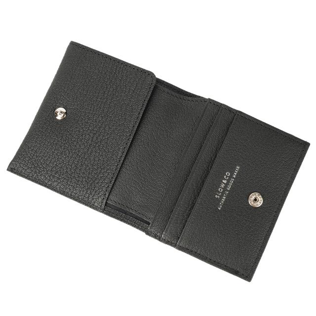 商品レビューで+5%｜スロウ ゴート 二つ折り財布 メンズ レディース ブランド レザー 本革 日本製 SLOW goat 333S145S_6
