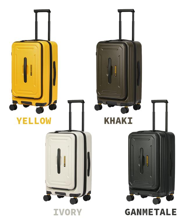 商品レビューで+5%｜5LAKES＆MT ファイブレイクス スーツケース Mサイズ 45L/54L 拡張 フロントオープン ストッパー C-GEAR 310-4021_2