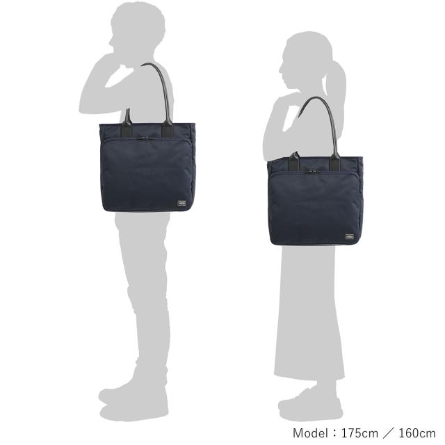 商品レビューで+5%｜ポーター タイム トートバッグ 655-1787 PORTER TIME 吉田カバン バッグ ビジネストートバッグ メンズ レディース ナイロン ブランド 日本製 自立 肩掛け A4 B4