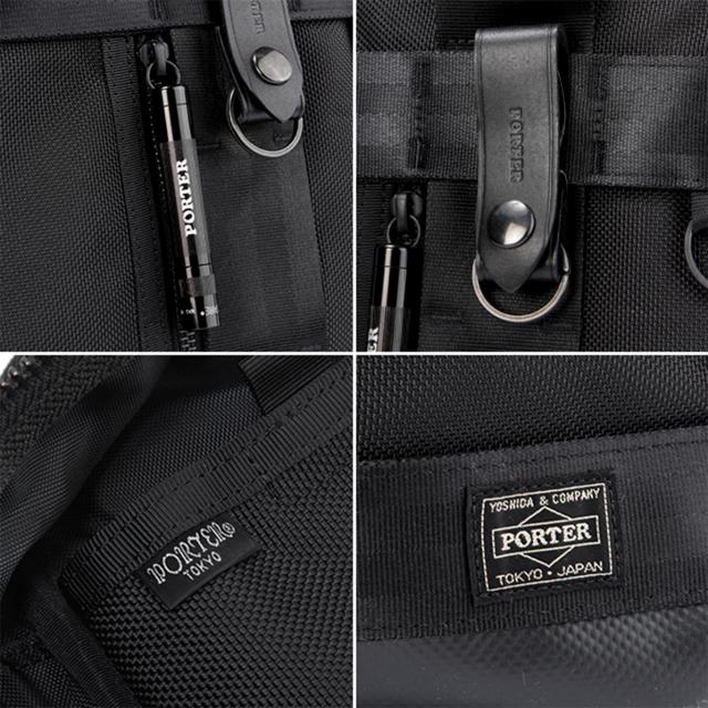 ポーター ヒート 3WAYブリーフケース 703-06980 PORTER HEAT 吉田カバン バッグ ビジネスバッグ リュック ビジネスリュック ナイロン メンズ レディース ブランド 大容量 3WAY A4 B4_9