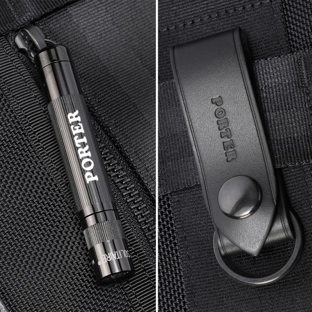 ポーター ヒート 2WAYトートバッグ 703-07965 PORTER HEAT 吉田カバン バッグ ビジネストートバッグ ビジネスバッグ メンズ レディース ブランド 大きめ 大容量 黒 縦型 縦長 縦 拡張 通勤 肩掛け ショルダー 2WAY A4 B4_9