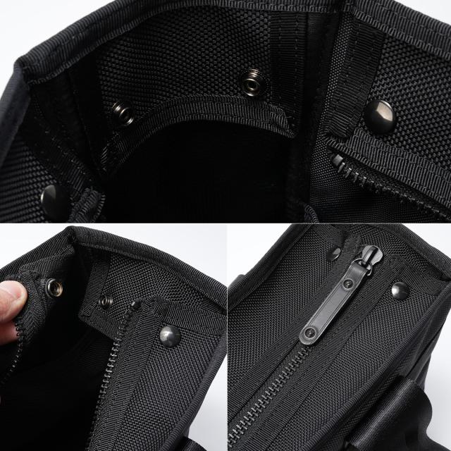 ポーター ヒート トートバッグ 703-07966 PORTER HEAT 吉田カバン バッグ ビジネストートバッグ ビジネスバッグ メンズ ナイロン ファスナー付き 大きめ 大容量 黒 横型 横 通勤 肩掛け 日本製 A4 B4_7