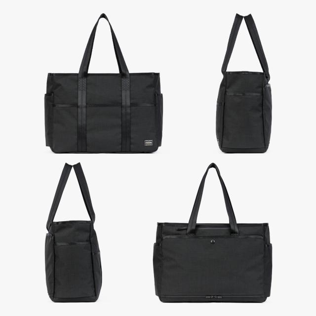 商品レビューで+5%｜ポーター ハイブリッド トートバッグ 737-07945 PORTER HYBRID 吉田カバン バッグ ビジネストートバッグ メンズ レディース ナイロン ブランド 大きめ 大容量 肩掛け 自立 日本製 A4 B4_4