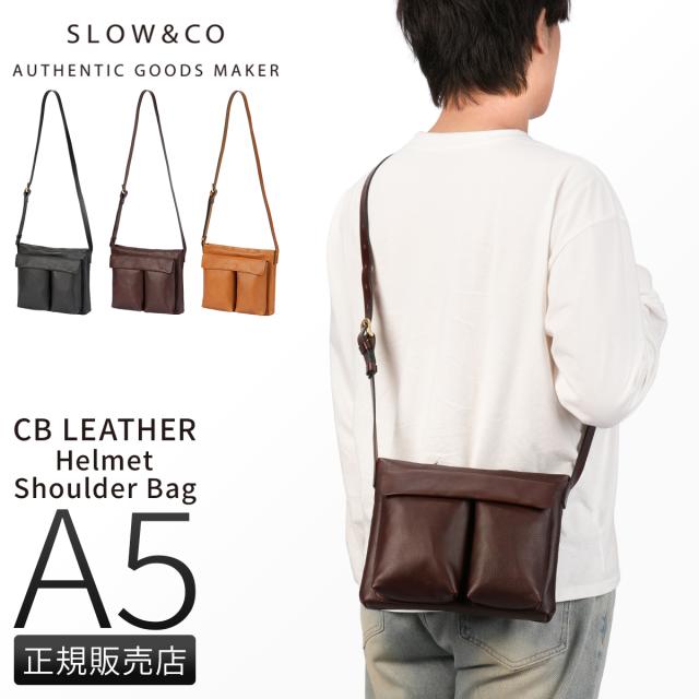 商品レビューで+5%｜スロウ Cb ショルダーバッグ A5 本革 日本製 SLOW ?Cb 858S72R_15