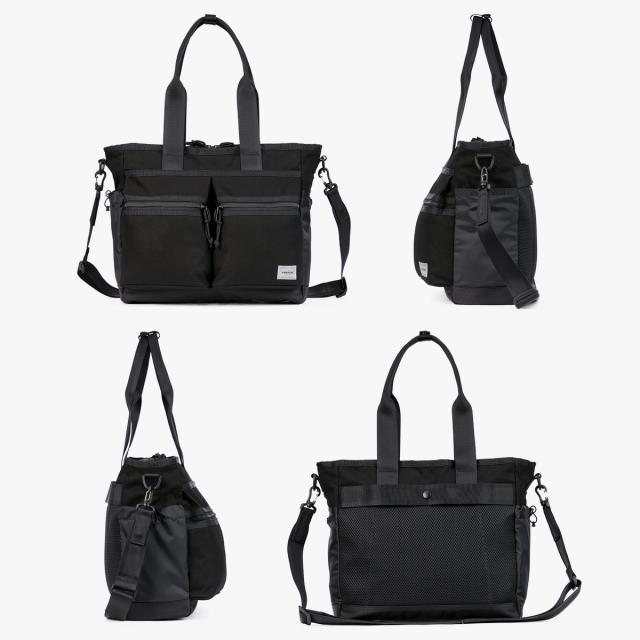 商品レビューで+5%｜ポーター スイッチ 2WAYトートバッグ(S) 874-19672 PORTER SWITCH 吉田カバン バッグ ショルダーバッグ メンズ レディース ブランド 斜めがけバッグ ファスナー付き 撥水 日本製_4