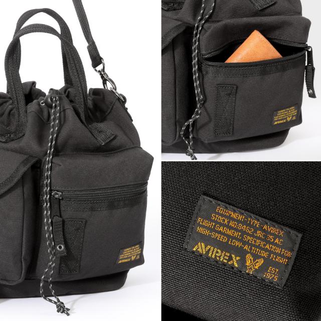 商品レビューで+5%｜アヴィレックス イーグル ショルダーバッグ トートバッグ メンズ レディース ブランド 斜めがけバッグ 撥水 10.4L 2WAY AVIREX EAGLE AVX3530