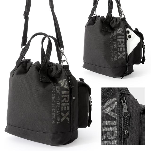 商品レビューで+5%｜アヴィレックス イーグル ショルダーバッグ トートバッグ メンズ レディース ブランド 斜めがけバッグ 撥水 10.4L 2WAY AVIREX EAGLE AVX3530