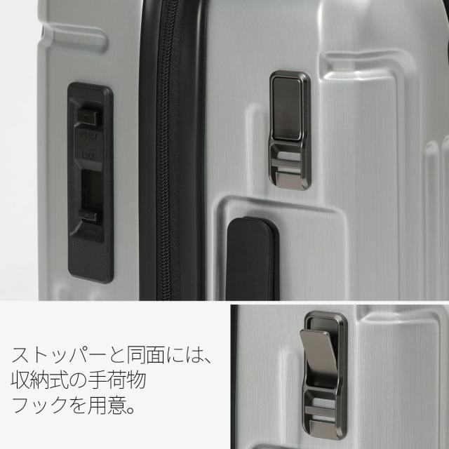 商品レビューで+5%｜バーマス インターシティ2 プロ スーツケース キャリーケース Sサイズ 36L 機内持ち込み ワンタッチフロントオープン ストッパー 荷物フック BERMAS INTER CITY2 PRO 60566-N_9