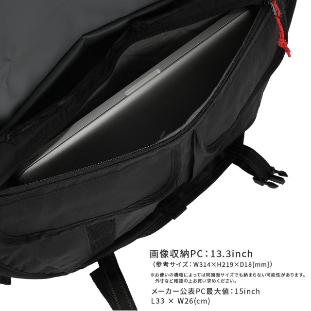 商品レビューで+5%｜クローム インダストリーズ CTZ メッセンジャーバッグ 15L A4 ブラックXRF CHROME INDUSTRIES BG381_10