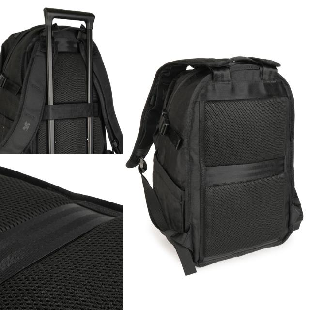 商品レビューで+5%｜クローム インダストリーズ エクストレック バックパック リュック 45L A3 シューズ収納 大きめ 大容量 撥水 防水 耐水 ブラックX CHROME INDUSTRIES EXTLEK BJ014_15
