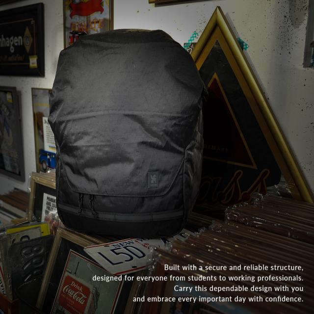 商品レビューで+5%｜クローム インダストリーズ エクストレック バックパック リュック 45L A3 シューズ収納 大きめ 大容量 撥水 防水 耐水 ブラックX CHROME INDUSTRIES EXTLEK BJ014_7