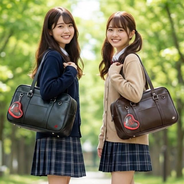 商品レビューで+5%｜ビバリーヒルズポロクラブ スクールバッグ スクバ 合皮 女子 女子高生 高校生 中学生 通学 学生鞄 黒 茶色 ブラック ブラウン カバン バッグ ステラ かわいい A4 BEVERLY HILLS POLO CLUB BP003_1