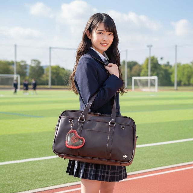 商品レビューで+5%｜ビバリーヒルズポロクラブ スクールバッグ スクバ 合皮 女子 女子高生 高校生 中学生 通学 学生鞄 黒 茶色 ブラック ブラウン カバン バッグ ステラ かわいい A4 BEVERLY HILLS POLO CLUB BP003_4
