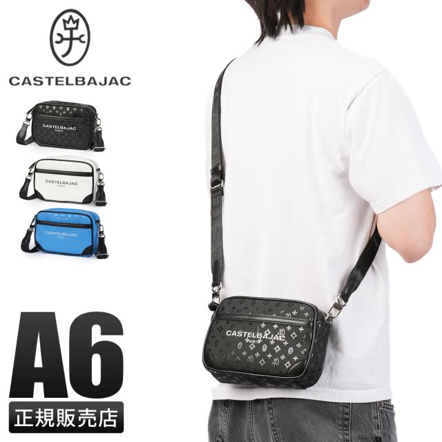 商品レビューで+5%｜カステルバジャック ボヌール ショルダーバッグ メンズ レディース モノグラム ミニ 小さめ CASTELBAJAC I-43121