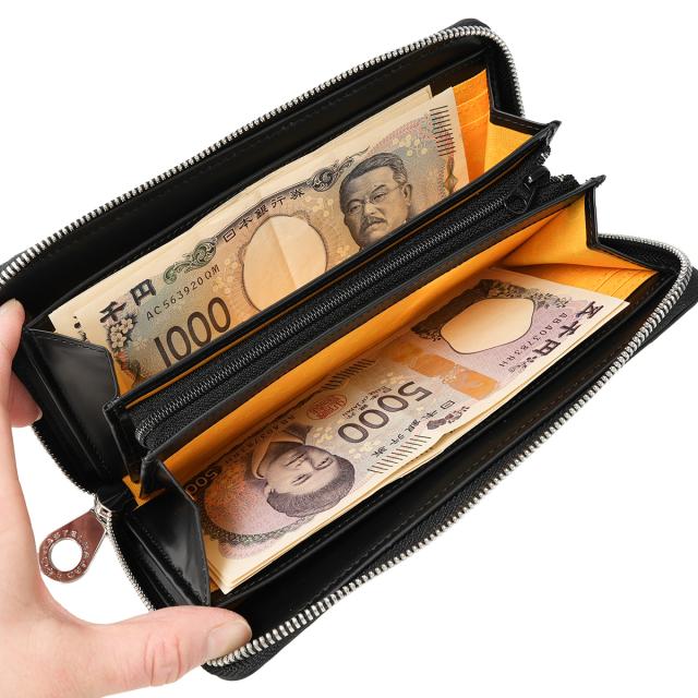 商品レビューで+5%｜カステルバジャック ミカ 長財布 メンズ レディース ブランド レザー 本革 ラウンドファスナー CASTELBAJAC mica 070615_9