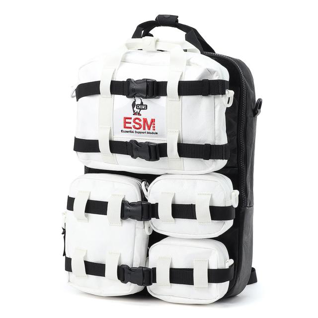 商品レビューで+5%｜チャムス リュック メンズ レディース ブランド 軽量 通学 通勤 旅行 黒 21.5L A4 B4 バックパック デイパック CHUMS SPACE CH60-3917