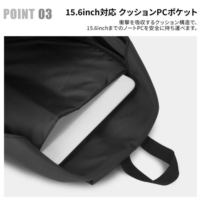 商品レビューで+5%｜チャンピオン リュック 36L 通学 男子 女子 女子高生 高校生 中学生 大容量 黒 通学リュック スクールリュック スクールバッグ 女の子 おしゃれ ウィチタ A4 B4 Champion 65454_9