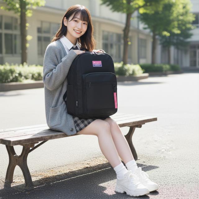 商品レビューで+5%｜チャンピオン リュック 36L 通学 男子 女子 女子高生 高校生 中学生 大容量 黒 通学リュック スクールリュック スクールバッグ 女の子 おしゃれ ウィチタ A4 B4 Champion 65454_4