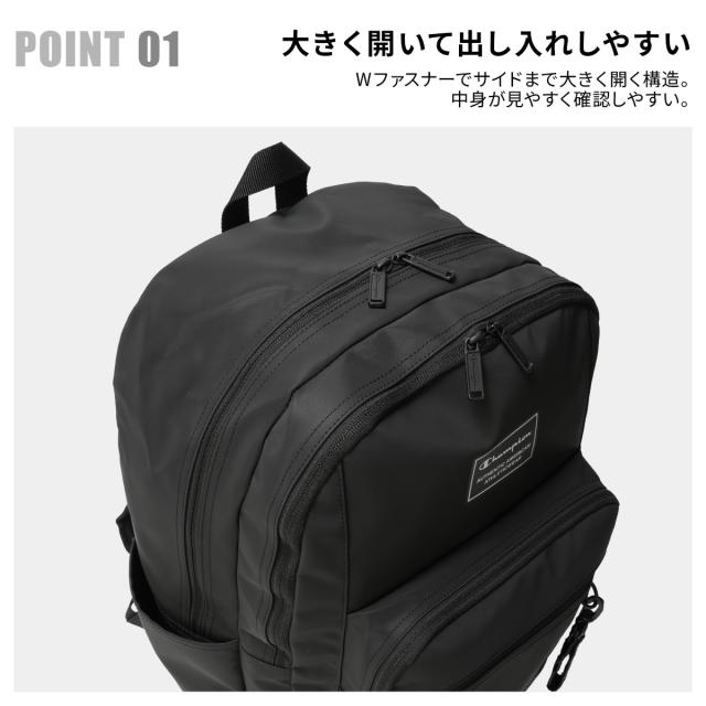 商品レビューで+5%｜チャンピオン リュック 36L 通学 男子 女子 女子高生 高校生 中学生 大容量 黒 通学リュック スクールリュック スクールバッグ 女の子 おしゃれ ウィチタ A4 B4 Champion 65454_7