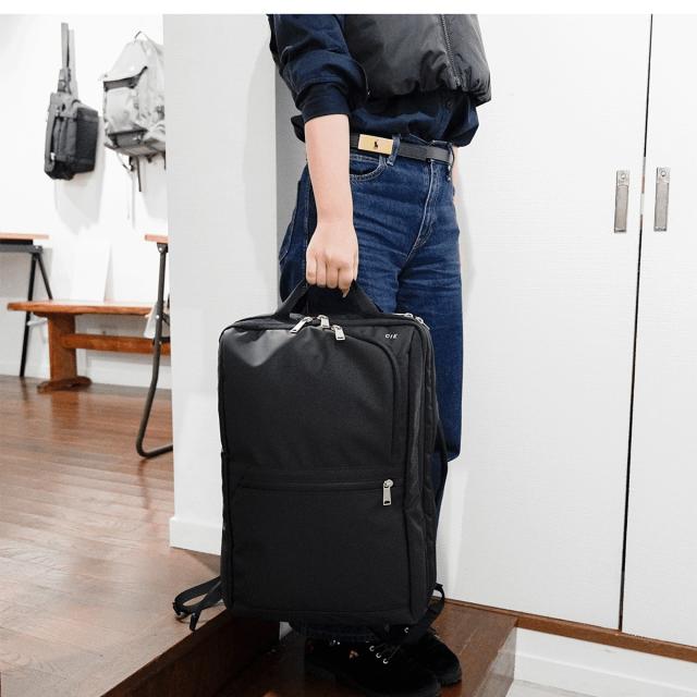 商品レビューで+5%｜CIE シー ヴァリアス ビジネスリュック メンズ ブランド 50代 40代 軽量 大容量 日本製 PC収納 黒 通勤 A4 B4 26L 2WAY スクエア型 ビジネスバッグ VARIOUS 022508_13