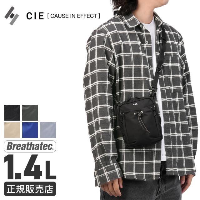 商品レビューで+5%｜CIE TENDER2 シー テンダー2 ショルダーバッグ メンズ レディース ペットボトル ミニ 小さめ 斜めがけ 縦型 軽量 撥水 日本製 042513