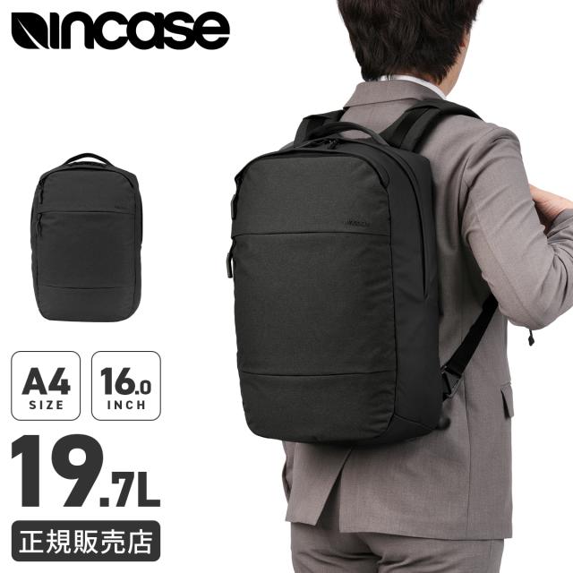 商品レビューで+5%｜インケース シティ リュック ビジネスリュック メンズ レディース ノートPC 16インチ A4 B4 Incase CITY 37171078