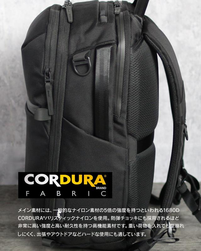商品レビューで+5%｜エアー シティコレクション リュック バックパック メンズ レディース ブランド 軽量 A4 B4 24L PC収納 16インチ Aer City Collection City Pack Pro 2 AER-21064_3