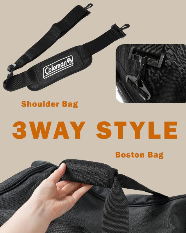 商品レビューで+5%｜コールマン ボストンキャリー 70L 3WAY キャリーバッグ ボストンバッグ ショルダー coleman 01411_2