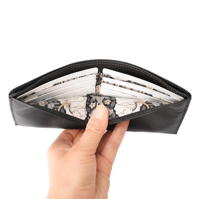 商品レビューで+5%｜ダコタ バイブリー 財布 長財布 本革 薄型 薄い