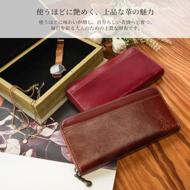 商品レビューで+5%｜ダコタ フォンス2 長財布 ラウンドファスナー?本革 イタリア製牛革 Dakota Fons2 0031806_5