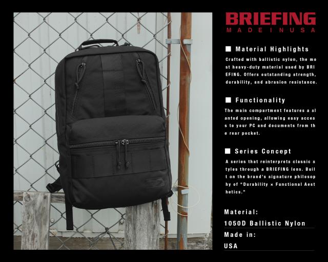商品レビューで+5%｜ブリーフィング USA デルタ リュック メンズ ブランド スクエア 通勤 A4 12.3L PC収納 16インチ アメリカ製 BRIEFING USA DELTA BRA253P01
