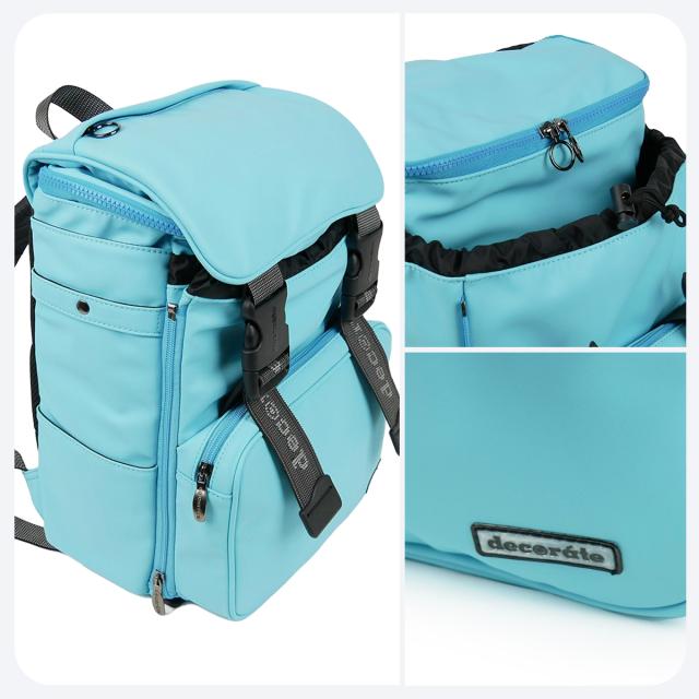 商品レビューで+5%｜デコレート チャミエル リュック 25L Lサイズ 拡張機能 A4 PC収納 レインカバー付き ランドセル型 小学生 通学 通塾 合皮 decorate Chamie DMS-097-L_10