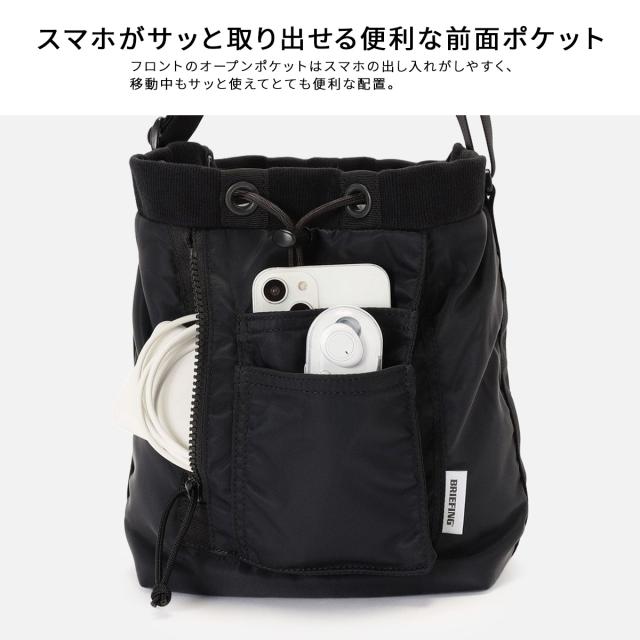 商品レビューで+5%｜ブリーフィング フィム ショルダーバッグ 巾着型 8.1L 撥水 日本製 ブランド ミリタリー BRIEFING FIME BRA253L53