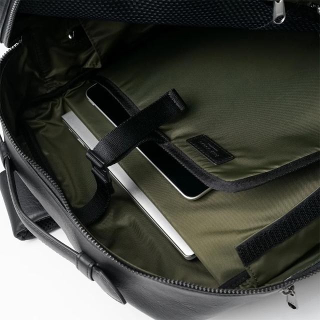 商品レビューで+5%｜ファイブウッズ ジェットセッター リュック メンズ ブランド レザー 本革 撥水 日本製 A4 PC収納 13インチ FIVE WOODS JETSETTER 39517_13