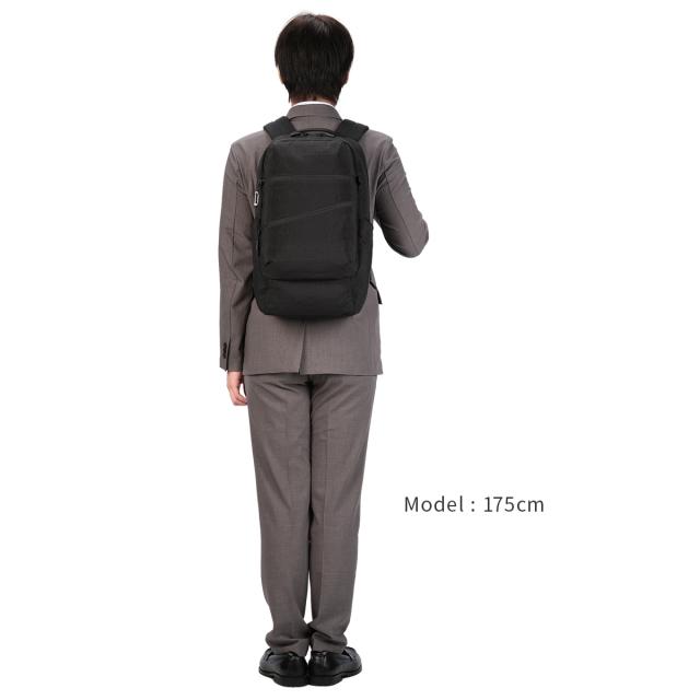 商品レビューで+5%｜ジーンレーベル ファルテライト ビジネスリュック?ビジカジ B4 22L チェストベルト 撥水 セットアップ?メンズ ace. GENE LABEL FALTELIGHT 17896_3