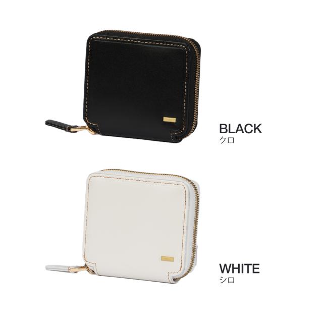 商品レビューで+5%｜イズイット モノクロ 財布 二つ折り財布 ミニ財布 ミニウォレット メンズ ボックス型小銭入れ 本革 IS/IT Monochro 967603_1
