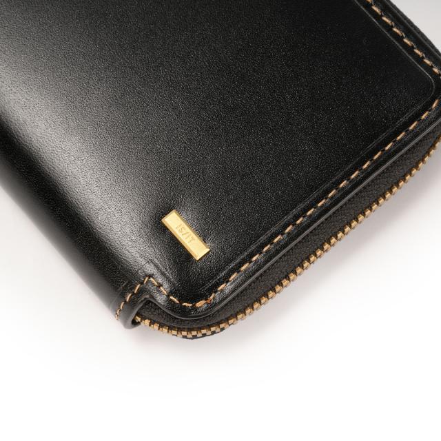 商品レビューで+5%｜イズイット モノクロ 財布 二つ折り財布 ミニ財布 ミニウォレット メンズ ボックス型小銭入れ 本革 IS/IT Monochro 967603_5