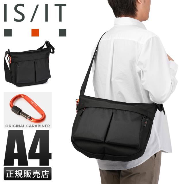 商品レビューで+5%｜イズイット エックスパック ショルダーバッグ A4 撥水 ビジネス ビジカジ メンズ IS/IT X-pac 994101