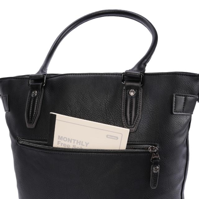 商品レビューで+5%｜ムスタッシュオンタイム ビジネスセレクション ビジネスバッグ 2WAY A4 トート ショルダー 合皮 moustache on time BUSINESS SELECTION JVB-2465_8