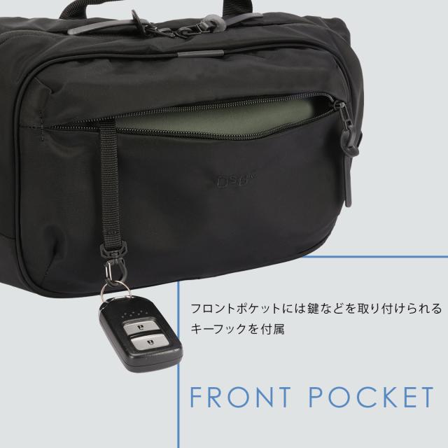 商品レビューで+5%｜DSBK ボディバッグ メンズ ダントツ撥水 軽量 B5 4.5L DANTOTSU JXF-3436