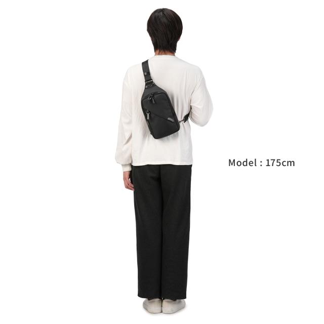 商品レビューで+5%｜コムサ・メン オブリック ボディバッグ スリングバッグ 軽量 メンズ ブランド COMME CA MEN OBLIQUE LCM 07133_3