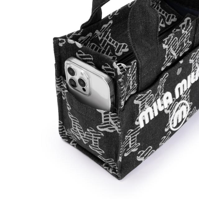 商品レビューで+5%｜ミラミラン トートバッグ メンズ レディース ブランド 軽量 斜めがけ 小さめ ミニ 2WAYショルダーバッグ デニーモ mila milan Denimo 264521_9