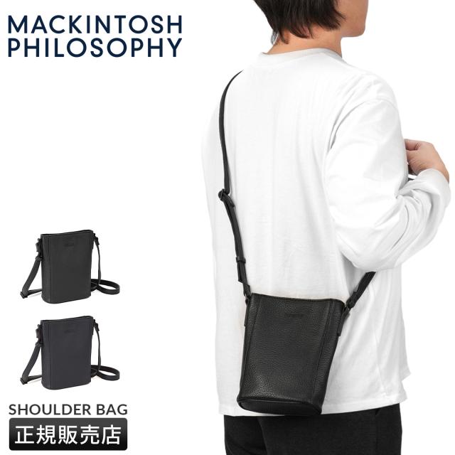 商品レビューで+5%｜マッキントッシュ フィロソフィー ミニショルダーバッグ 縦型 合皮 MACKINTOSH PHILOSOPHY 5M31 17981